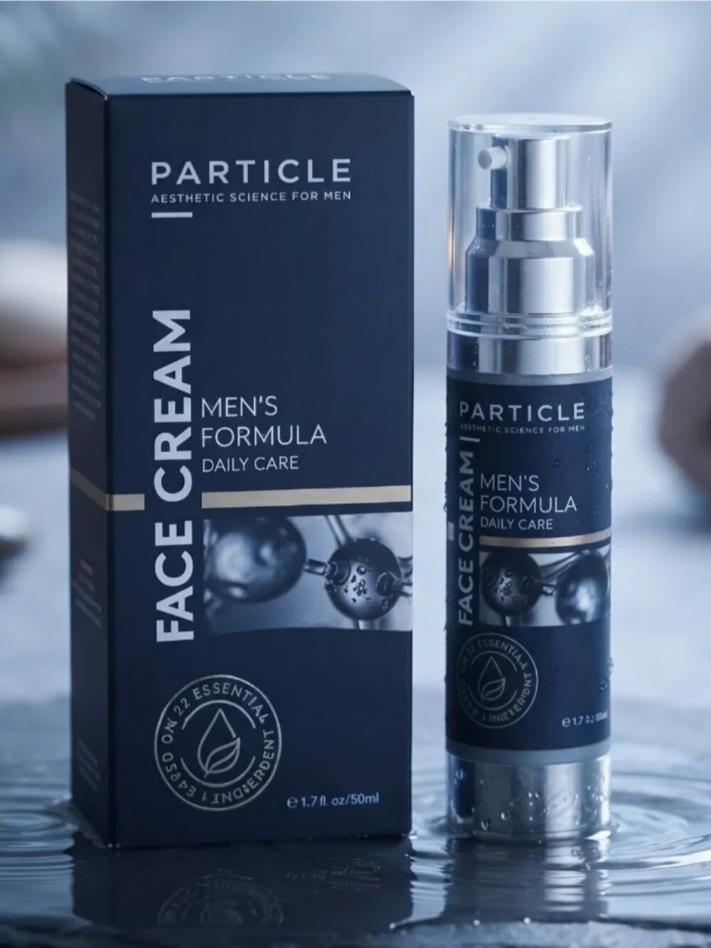 Particle Men's Face Cream 6-in-1 Face Moisturizer 1.7 Oz/50ml New Sealed